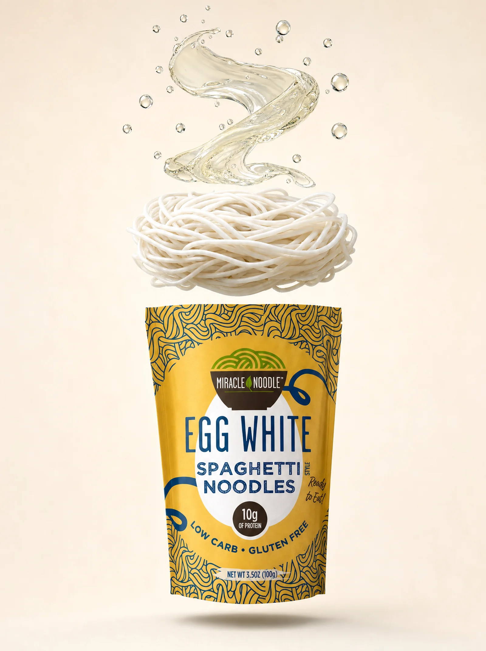 Noodles deconstructed into ingredients