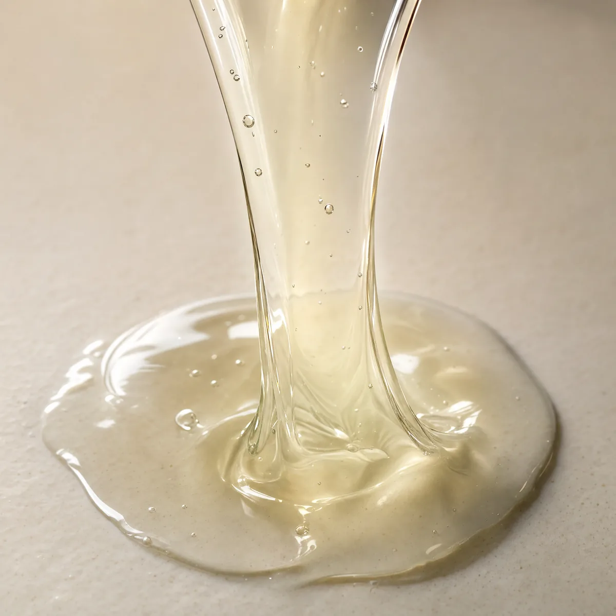 Egg whites being poured